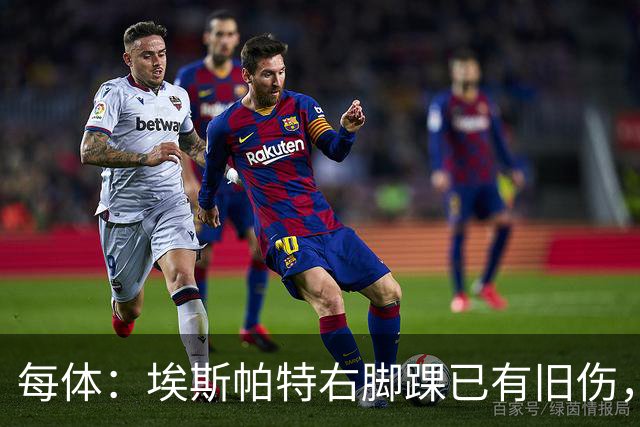 每体：埃斯帕特右脚踝已有旧伤，恰好被楚阿梅尼击中伤处